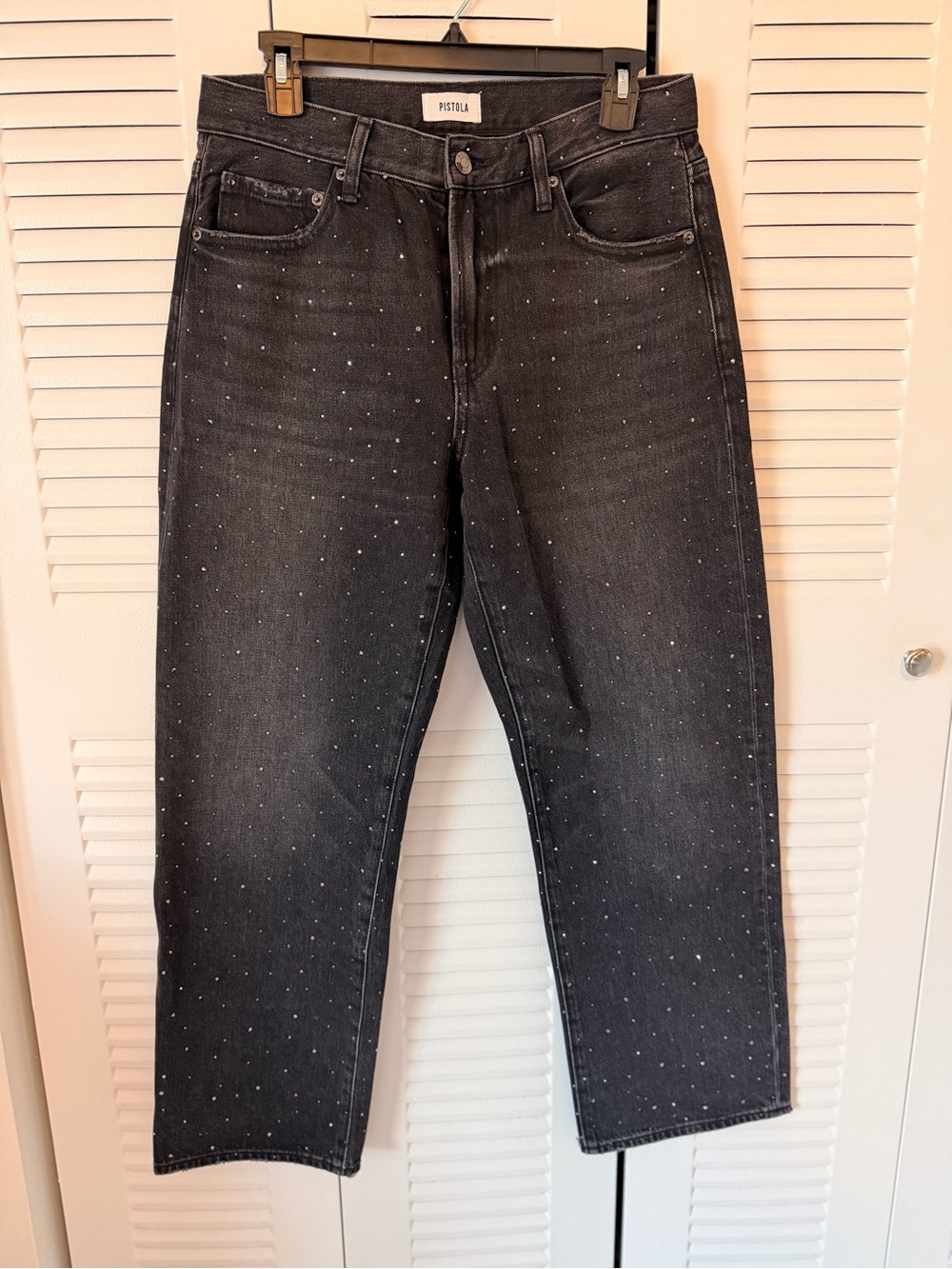 NWOT PISTOLA LEXI MID RISE BOWED JEAN - SILVER SCREEN - Picture 5 of 11